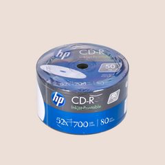 Диск CD-R HP 700MB 80 min 52х IJ для печати 50 шт/уп