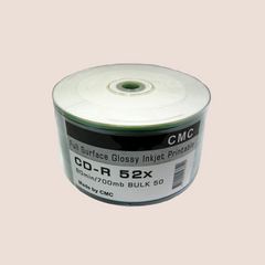 Диск CD-R CMC 700Mb 80Min 52x для друку 50 шт/уп