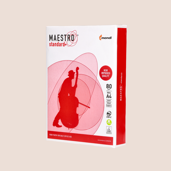 Папір офісний Maestro STANDART A4 80 г/м² 500 л/пач